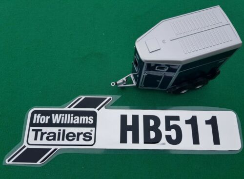 Ifor Williams Single Horsebox Horse Trailer HB511 Autocollant de porte de rampe arrière