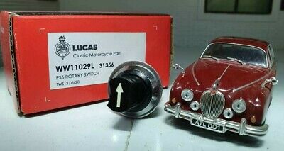 Lucas PS6 Panel Rotary Switch 31356 31276 Rover P4 Jaguar Mk 1 2 Arrow Logo