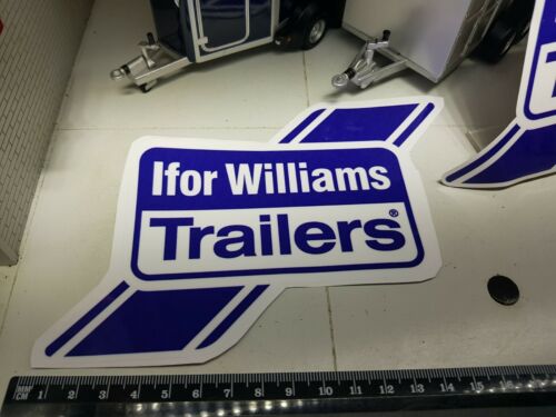 Ifor Williams Livestock ATV Q Range Trailer Hardtop Canopy Decals Stickers x2