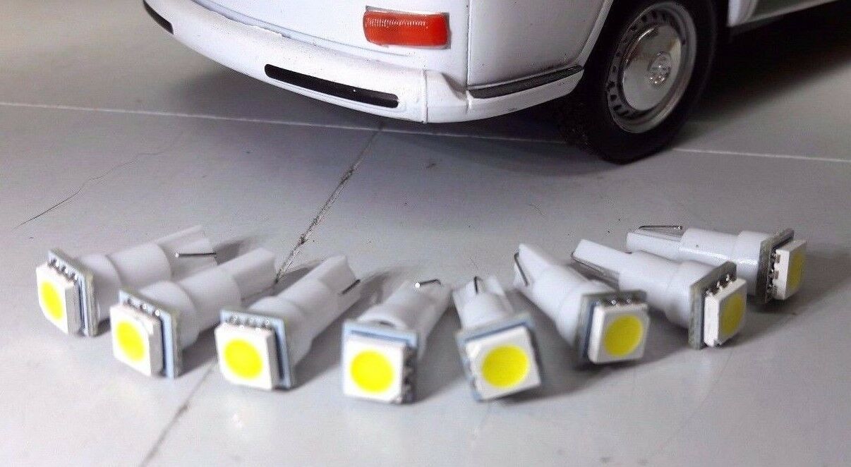VW Bay LED T2 1967-1979 Camper Van Complete Dash Gauge & Warning Lights Set