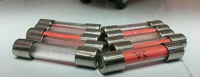 Land Rover Defender Series Military Glass Cartridge Fuses x10 OEM (Choice of Amp)