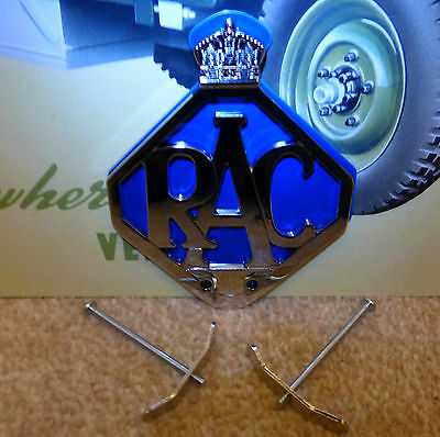 Classic Car Van RAC Front Panel Metal Car Grille Badge, Gasket & Fixings