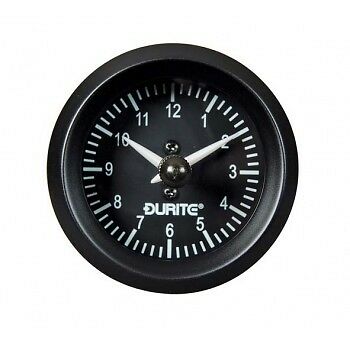 Land Rover Series 1 2 2a 3 Durite Dash Panel 2" Auxiliary Analogue Clock Gauge
