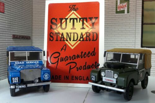 Vintage Sutty Foot Pump Label Decal for Land Rover Series 1 2 2a 3 Tool Kit
