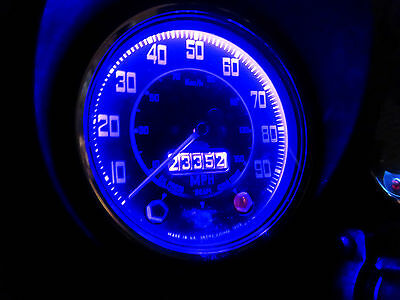Morris Austin Mini Mk 2 3 Smiths Dash Clock Gauge Purple LED Full 8 Bulb Set