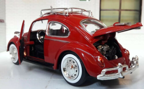 Volkswagen 1959 VW Beetle With Roof Rack 79559 Motormax 1:24