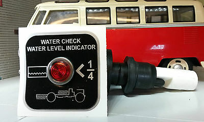 Classic Camper/Motorhome  12v Fresh Water Tank Level Indicator Warning Kit LED
