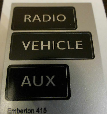 Land Rover Series Lightweight Military 24V FFR Amperemeter Aufkleber Set Radio Clansman