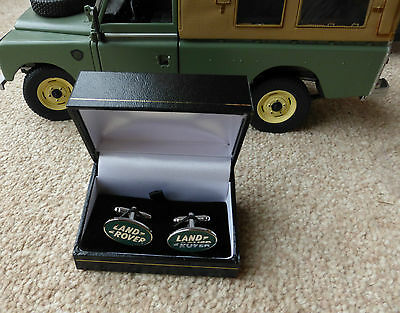 Land Rover Cufflinks Land Rover Logo Enamelled Cufflinks – Emberton Imperial