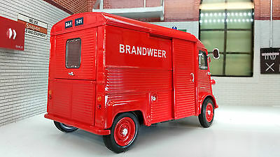 Citroen H Type Dutch Brandweer Fire Engine Van 24019 Welly 1:27/1:24