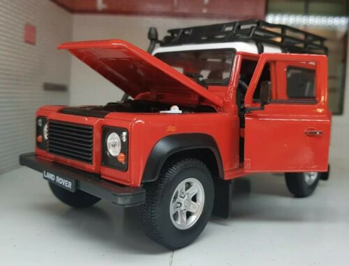 Land Rover Defender 90 Red TD5/TDCI Welly 1:24