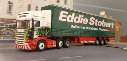 Eddie Stobart Scania Lorry Curtainside Tautliner Wagon Model 1:76 H123