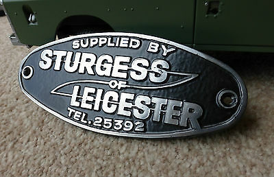 Insigne de baignoire en aluminium Land Rover Range Rover Heritage Sturgess Leicester