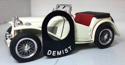 Classic Vintage Car Metal Switch Tab Decal Label Screen Demist Demister Heater