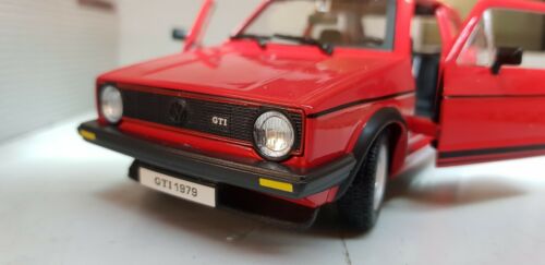 VW Golf Mark 1 Mk1 GTi 1.6 1.8 Red 1979 Bburago 1:24
