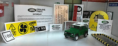Land Rover Defender 90 110 300TDi  Decal Sticker Label Under Bonnet Engine Set