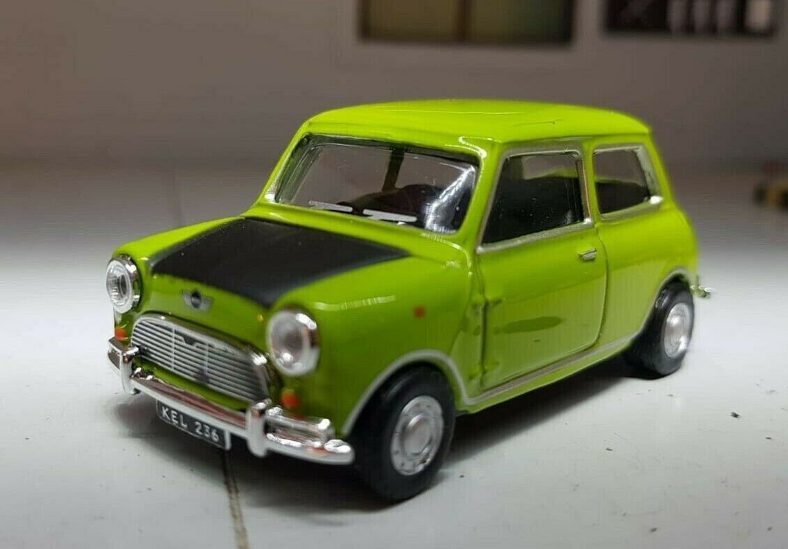 Mr Bean Mini Cooper Mk1 green 1:43 scale British Leyland 1977 Diecast ...