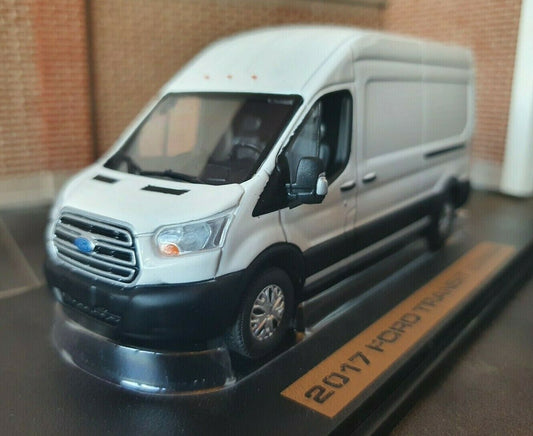 1:43 Ford Transit Mk8 White Van Oxford Greenlight Diecast 2017 HiTop Scale Model