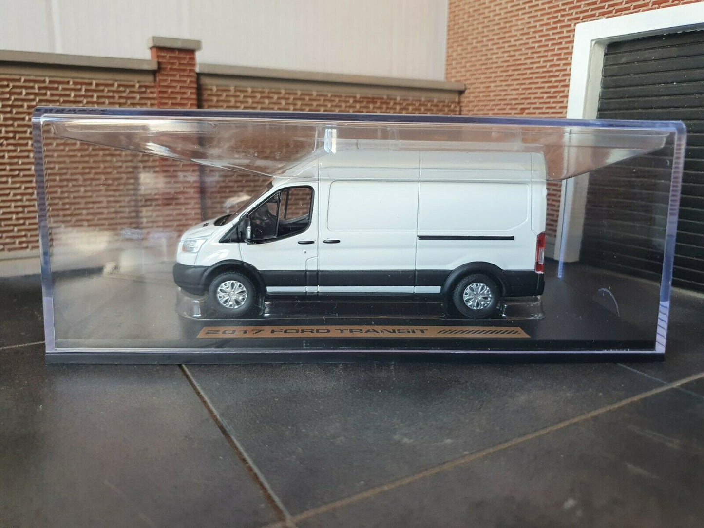 1:43 Ford Transit Mk8 White Van Oxford Greenlight Diecast 2017 HiTop Scale Model