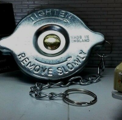 Land Rover Radiator Cap & Chain STC4735 10Lb 509767 Series 2a 3 Defend ...