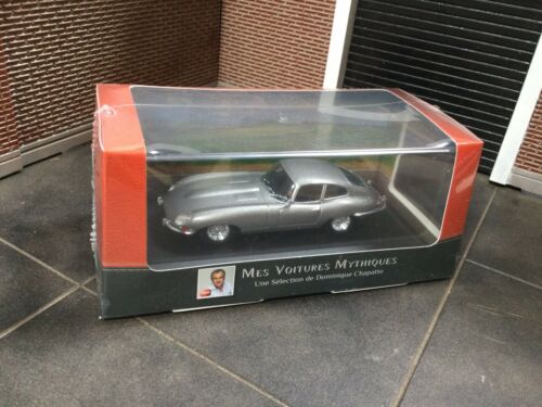 Jaguar E Type silver 1:43 1961 coupe IXO ATLAS Diecast model boxed