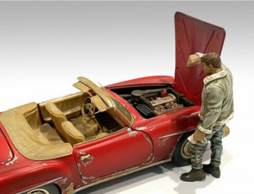 Mechanic Garage Man Diorama Sweating Joe 1:24 Scale Figure Model