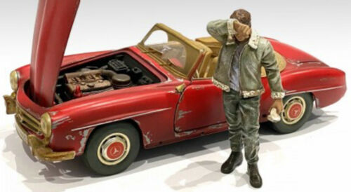 Mechanic Garage Man Diorama Sweating Joe 1:24 Scale Figure Model