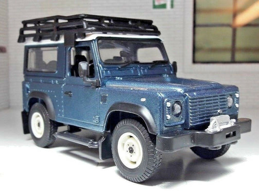 Land Rover Defender TDi TD5 90 With Warn Winch & Roof Rack Britains  1:32