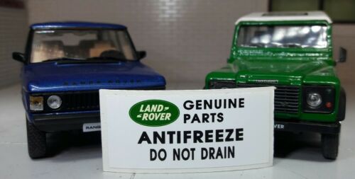 Land Rover Defender Discovery 90 110 TDi Radiator Decal Label Badge An ...