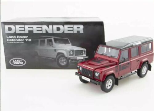 Land Rover Defender 110 Dorlop LWB Red RHD 1:18
