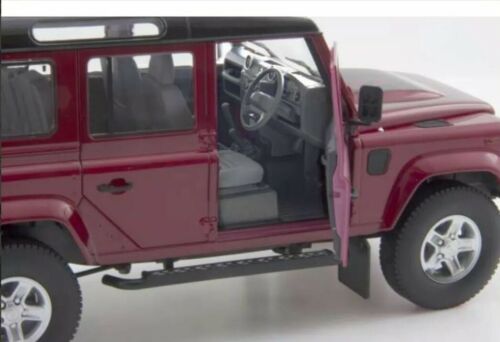 Land Rover Defender 110 Dorlop LWB Red RHD 1:18 – Emberton Imperial