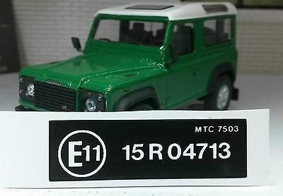 Land Rover Defender 110 90 V8 TDi Bulkhead Engine Bay Decal Label Badge MTC7503