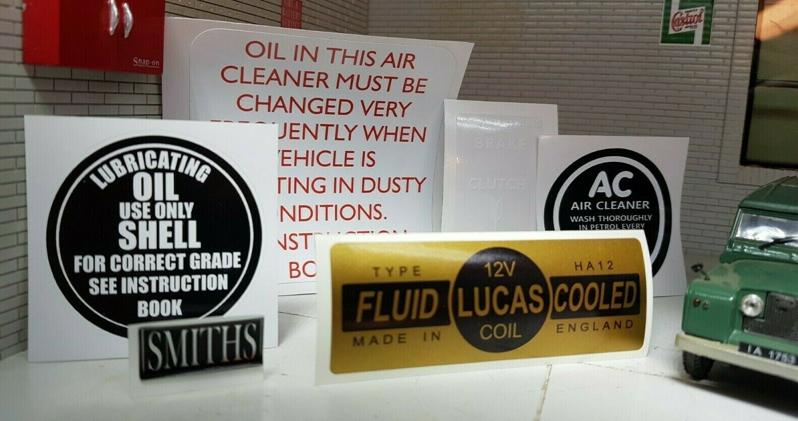 Land Rover Early Series 2 1958 88 109 Engine Bay Heater Label Decal St ...