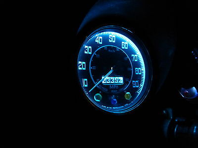 Morris Minor Traveler Dash-Glühbirnen, LED, E10, Eisblau, 6er-Set, 12 V