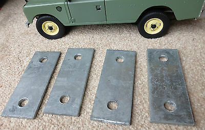 Land Rover Series 2 2a LWB Axle Check Straps Stainless Steel Plates ...
