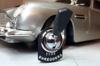 James Bond Aston Martin Spectre Tyre Shredders Toggle Switch RTC430 Dash Panel