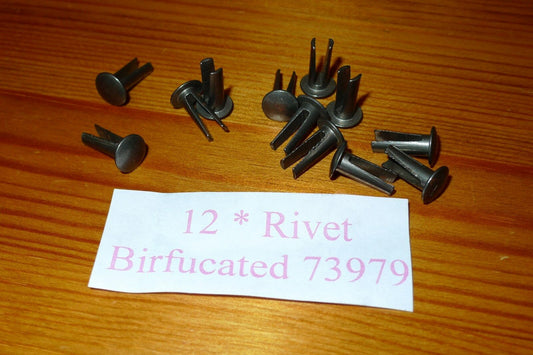 Bifurcated Rivets 73979 x12 for Land Rover Series & Defender Body Mounting Pads