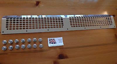 Stainless Air Con Grille Insert Mesh Panel Mirror Land Rover Defender TDCi Puma