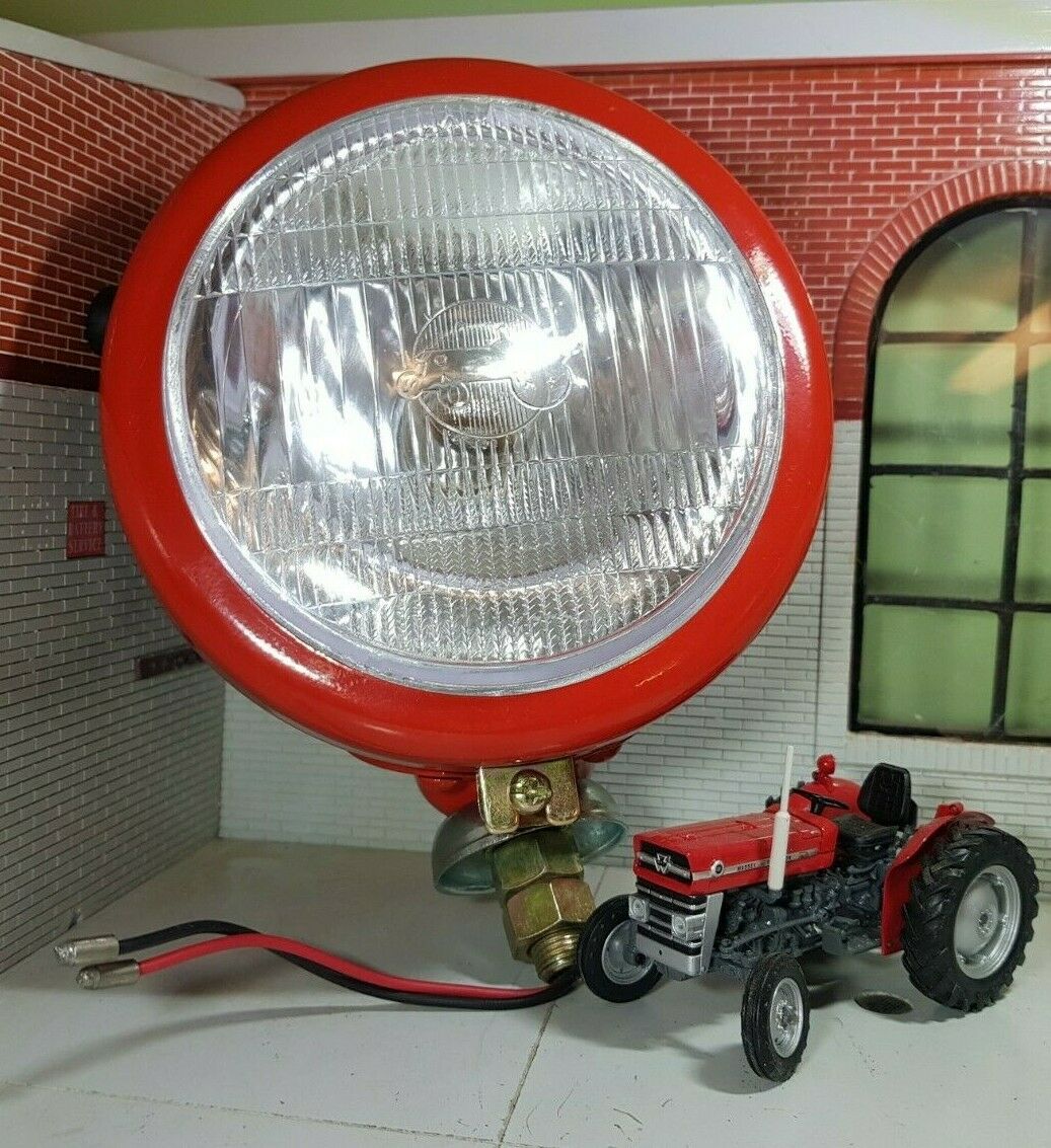 Massey Ferguson 35 135 165 Red Tractor Plough Work Lamp Light & Switch OEM Type