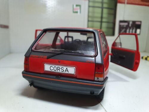 Opel Corsa Red 1989 1.3 SR Vauxhall Nova S83 Whitebox 1:24