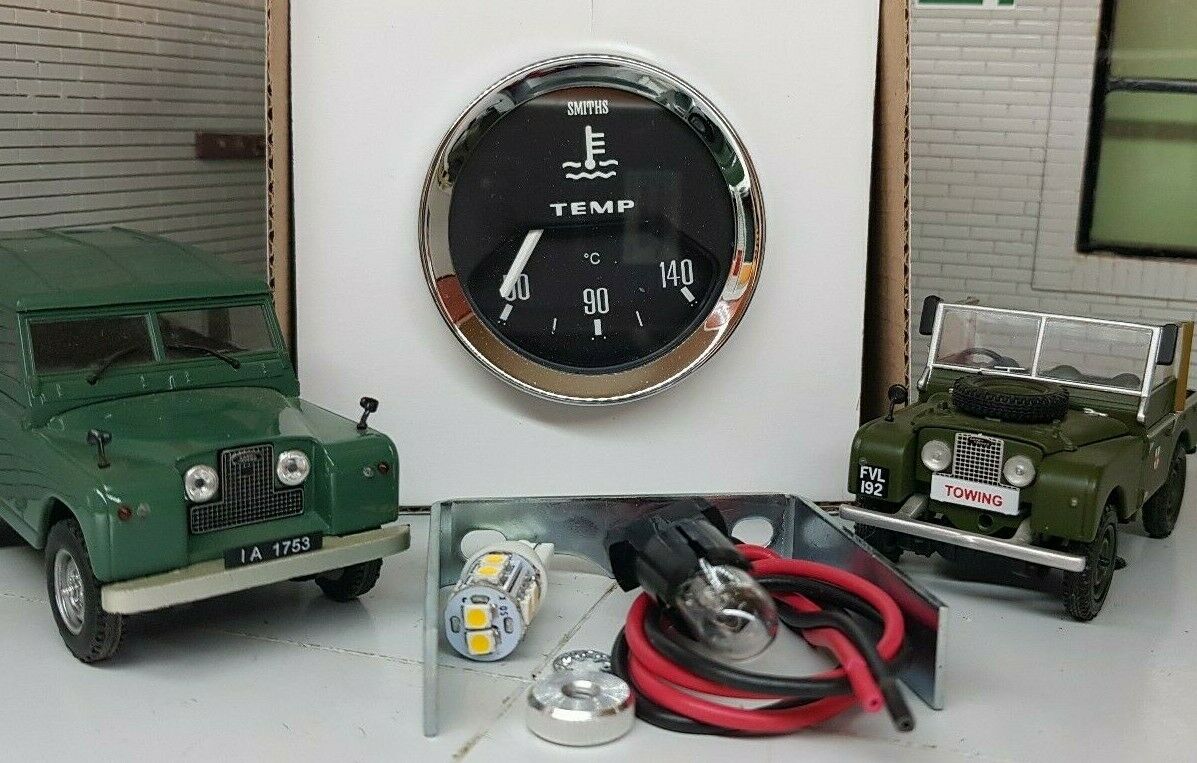 Land Rover Series 1 2 2a 3 OEM Smiths 2" Water Engine Temp Temperature Gauge