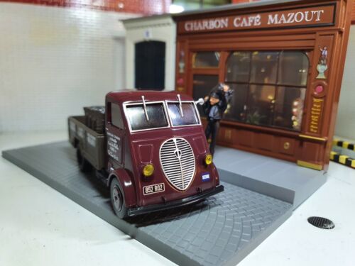 Peugeot DMA Coal Lorry 1941 with Cafe Diorama 1:43