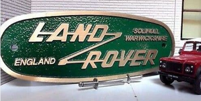 Land Rover Green Grill/Tub Heritage Badge Solihull