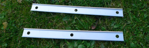 Land Rover Defender Stainless Front Mud Flap Brackets Stiffeners