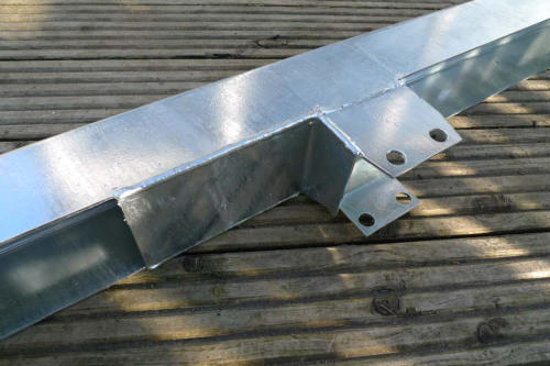 LAND ROVER SERIES 2A/3 GALVANISED BULKHEAD BRACKETS LAND ROVER SERIES 2A/3 GALVANISED BULKHEAD BRACKETS