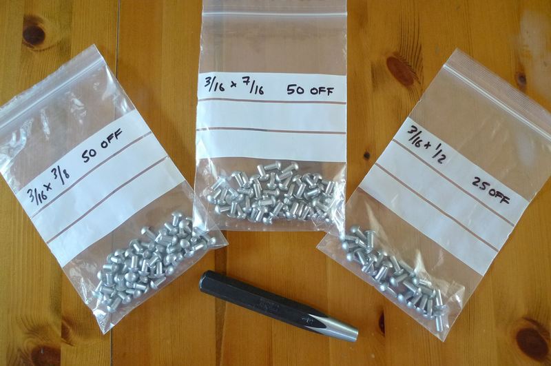 Land Rover Solid Aluminium Rivet Kit 3/16