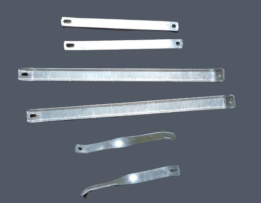 Land Rover SWB 88" Galvanized Body Wing Stay Brackets Full Set for Series 2 2a S3