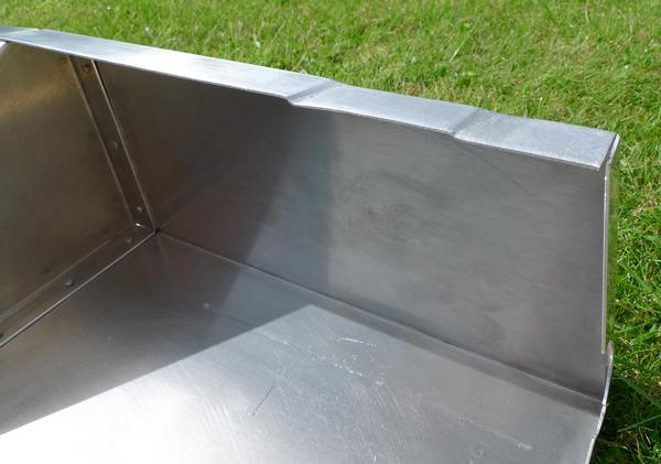 S3 Under Seatbox Tool Box Locker Tray Panel in Aluminium for Land Rover Series 3
